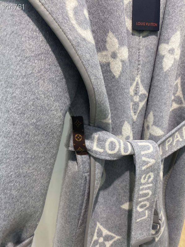 Flat lay presentation of Louis Vuitton luxury clothing with contemporary cut
