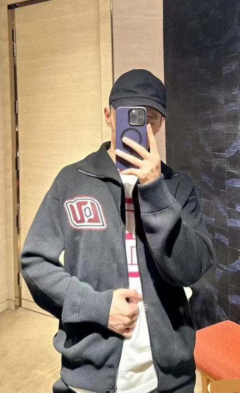 Side profile of Louis Vuitton luxury clothing with contemporary cut
