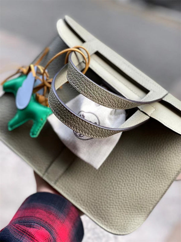  smart top-handle bag styled with outfit 12
