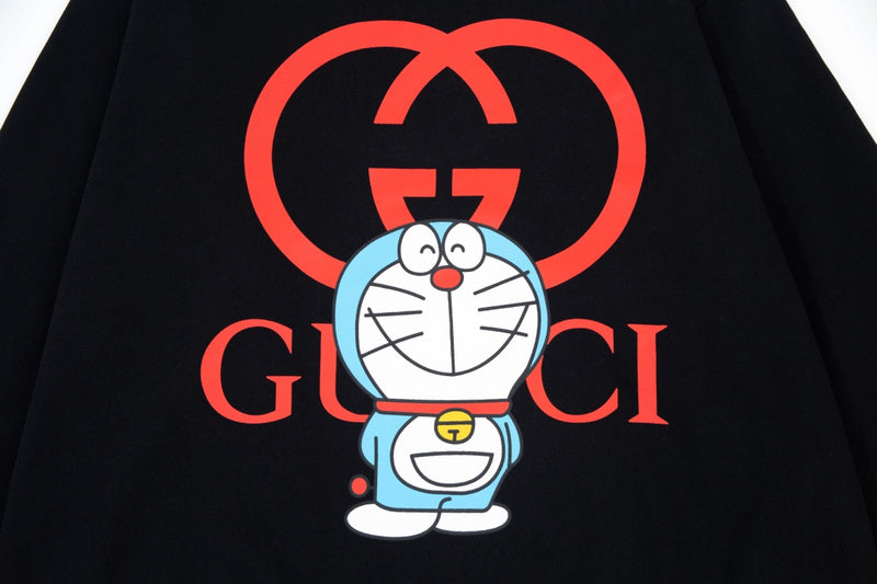 Flat lay presentation of Gucci luxury clothing with everyday silhouette