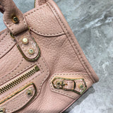 Statement Vegan Leather Handbag - Refined Silhouette | Women's Everyday Carry Handbag #700 - styled full view (image 7) of designer-inspired handbag
