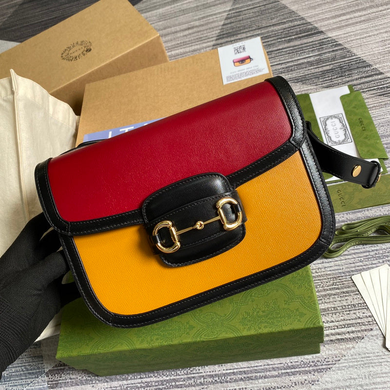 Back view of elevated structured women's handbag – women's statement bag