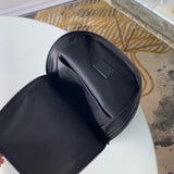 Handle and strap detail of statement sleek women's handbag – women's luxury accessory