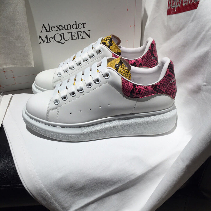 Alexander McQueen sneakers detailed view showing premium designer craftsmanship