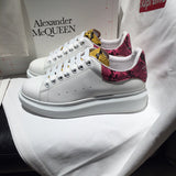 Alexander McQueen sneakers detailed view showing premium designer craftsmanship