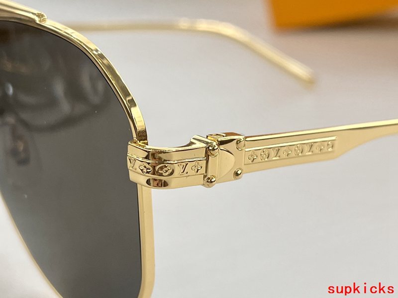 Side view of Louis Vuitton unisex sunglasses