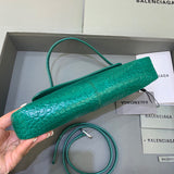 Sophisticated Faux Leather Handbag - Signature Hardware Accents | Women's Designer-Inspired Purse #440 - hardware and detail close-up (image 5) of designer-inspired handbag