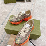 Gucci crisp white luxury sneakers view 5 cushioned comfort fit
