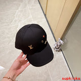 Close-up detail view of Louis Vuitton unisex cap