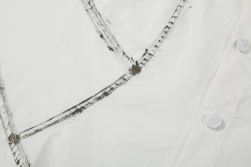 Balenciaga luxury t-shirt detail shot