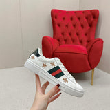 Gucci soft grey luxury sneakers view 5 bold athletic profile