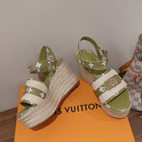 Louis Vuitton Nude Chelsea Boots - Angled View