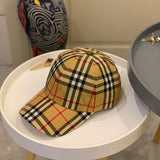 Front view of Burberry unisex cap