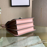 Classic Faux Leather Handbag - Polished Finish | Women's Luxury Handbag #1689 - back view (image 4) of designer-inspired handbag