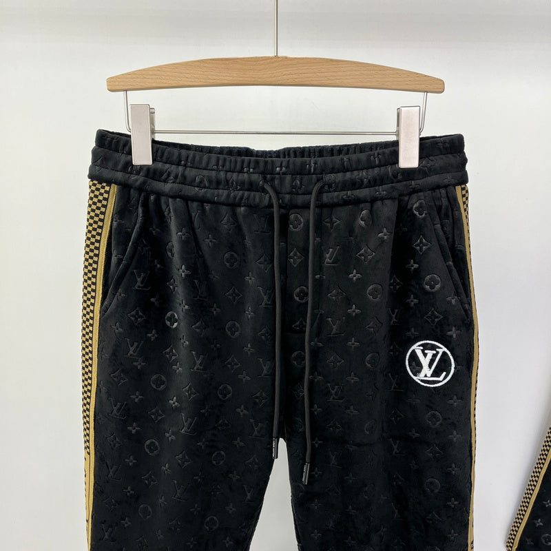 Side profile of Louis Vuitton luxury clothing with streetwear-inspired cut