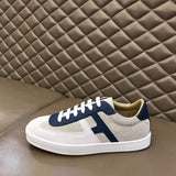 Hermès Beige High-Top Sneakers - Toe Detail View