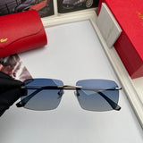 Angled view of Cartier unisex sunglasses