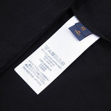 Close-up detail shot of Louis Vuitton cotton t-shirt with contemporary cut