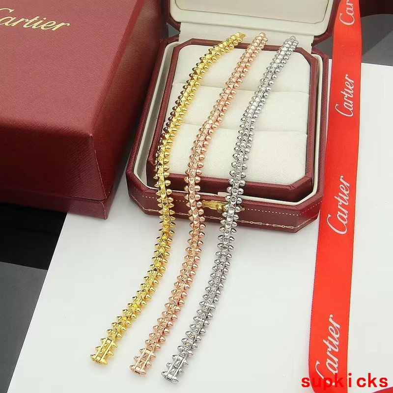 Front view of Cartier unisex jewelry piece