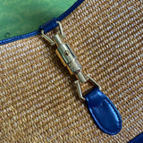 Handle and strap detail of statement elevated women's handbag – women's luxury accessory