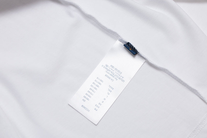 Side profile of Louis Vuitton cotton t-shirt with everyday silhouette