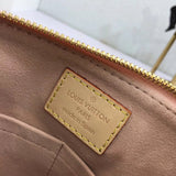 Side profile of modern statement women's handbag – women's designer-style accessory