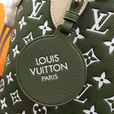 Back view of polished statement women's handbag – women's everyday handbag