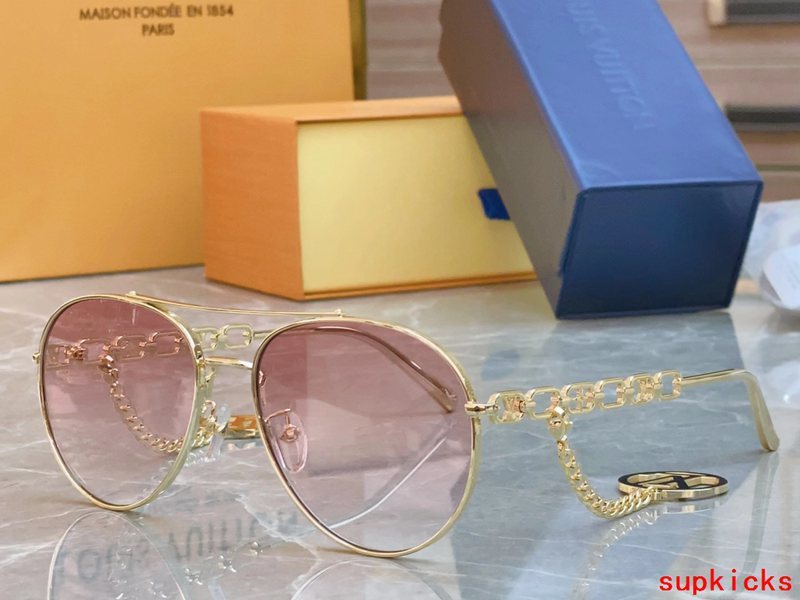 Angled view of Louis Vuitton unisex sunglasses
