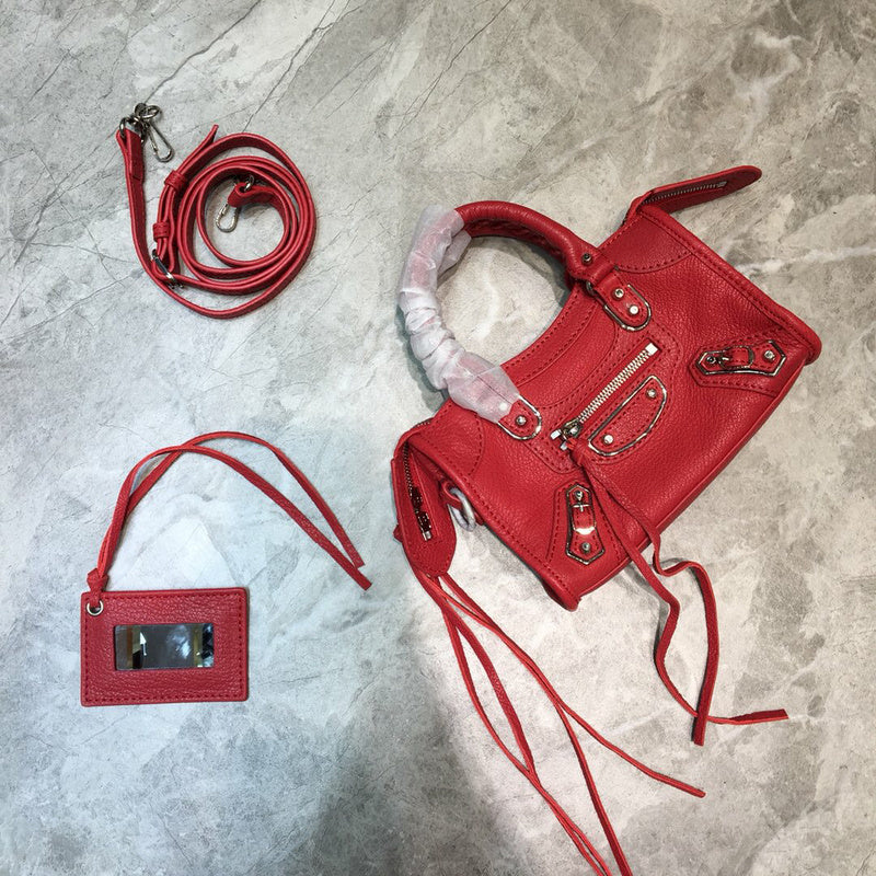 Sleek Faux Leather Handbag - Understated Luxury Look | Women's Statement Accessory #692 - front view (image 1) of designer-inspired handbag
