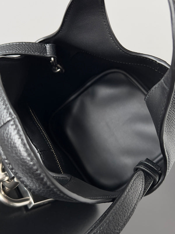Zivas Charm Versatile Design Statement Handbag (Signature Shape & Finish) – Detail View