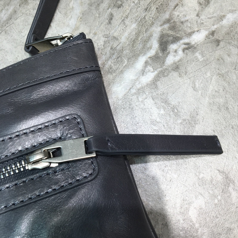 Sophisticated Vegan Leather Handbag - Statement Silhouette | Women's Statement Accessory #192 - hardware and detail close-up (image 5) of designer-inspired handbag