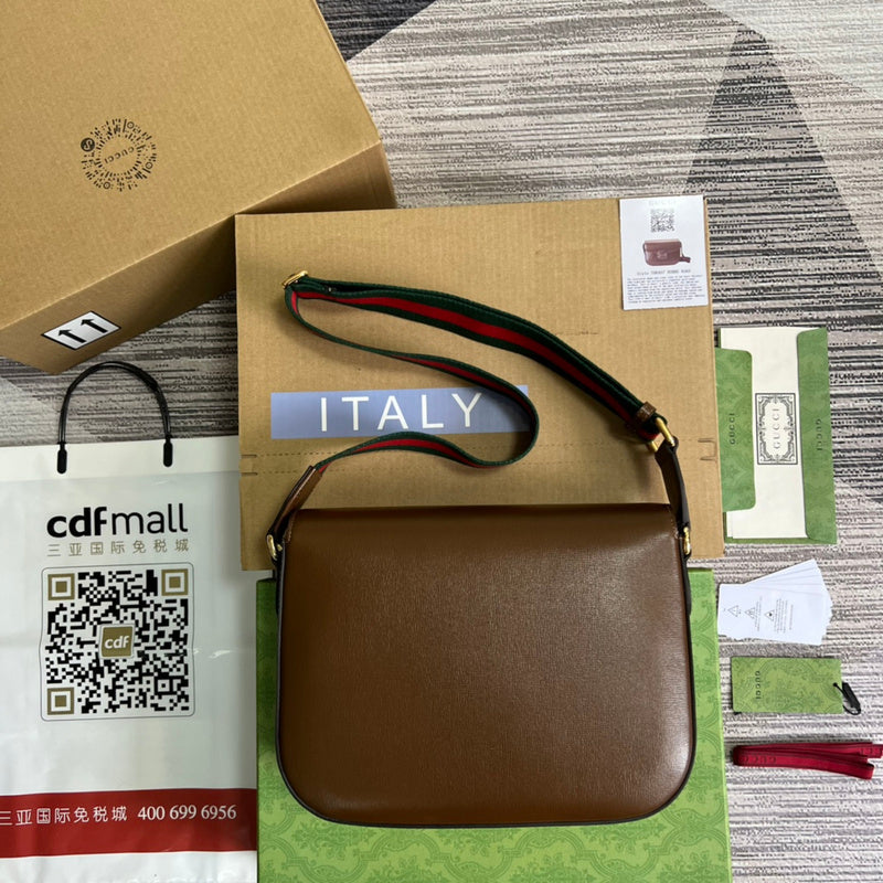 Front view of sleek statement women's handbag – women's luxury handbag