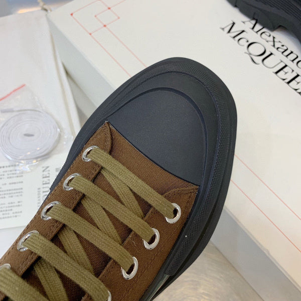 Alexander McQueen Grey Chelsea Boots - Angled View