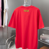 Side profile of Louis Vuitton cotton t-shirt with relaxed-fit cut