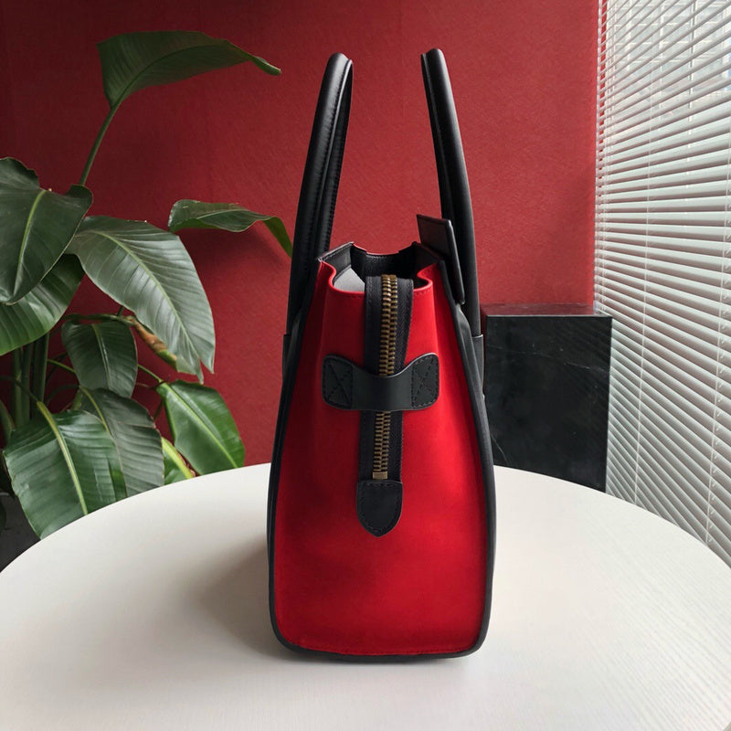 Handle and strap detail of modern structured women's handbag – women's luxury accessory