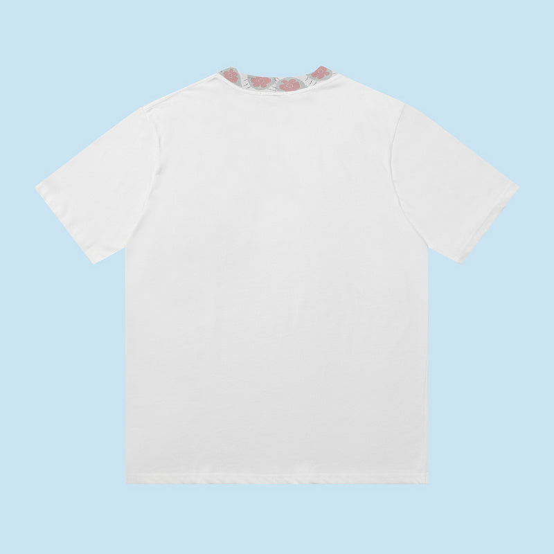 Side profile of Louis Vuitton cotton t-shirt with contemporary cut