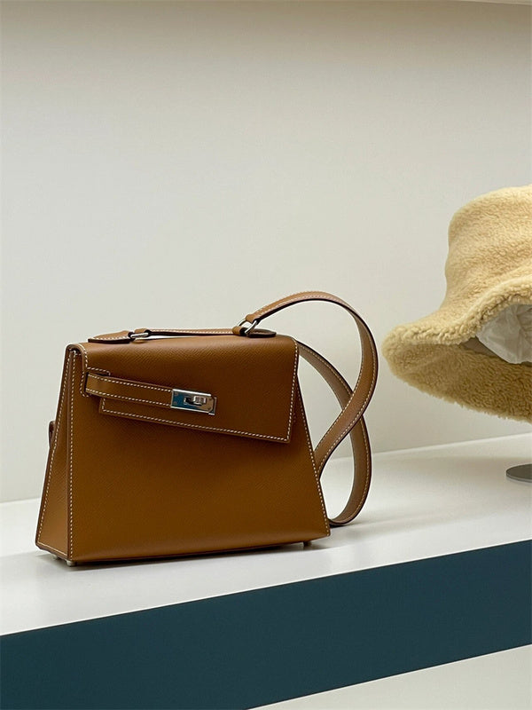 Close-up detail of sculpted bag design