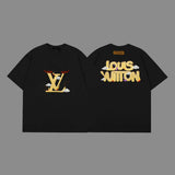 Flat lay presentation of Louis Vuitton cotton t-shirt with tailored silhouette