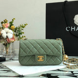 Zivas Charm Polished Finish Designer Handbag (Timeless Wardrobe Addition) – Front View