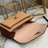 Top view of refined structured women's handbag – women's luxury accessory