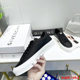Givenchy Red Low-Top Sneakers - Toe Detail View