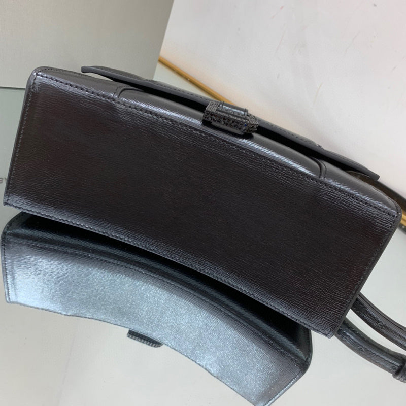 Zivas Charm Refined Structure Statement Handbag (Contemporary Shape Language) – Angled View