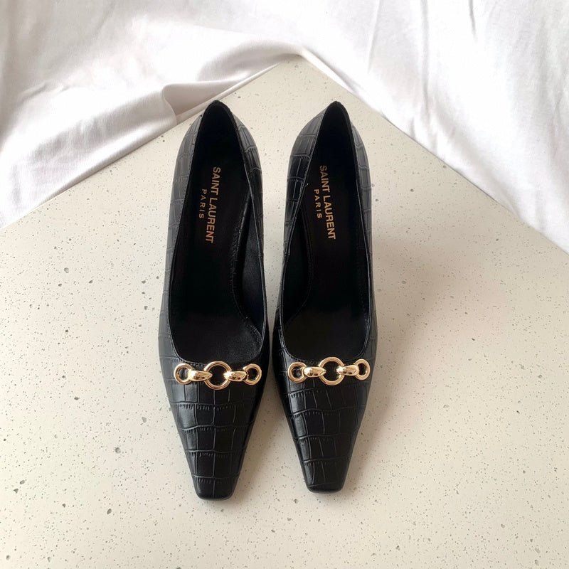 Saint Laurent luxury shoes front view — premium authentic designer style
