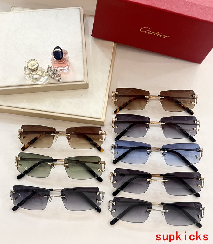 Lifestyle view of Cartier unisex sunglasses