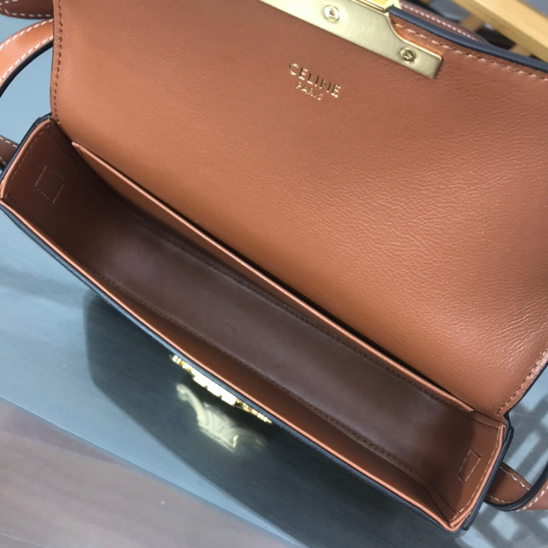 Back view of statement signature women's handbag – women's luxury handbag