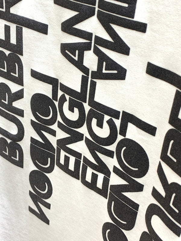 Burberry luxury t-shirt detail shot