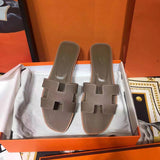 Hermes sandals Style 081 - angled studio shot