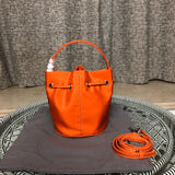 Close-up detail of classic structured women's handbag – women's statement bag