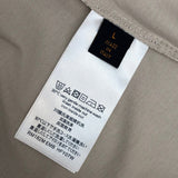 Flat lay presentation of Louis Vuitton cotton t-shirt with logo-detail design