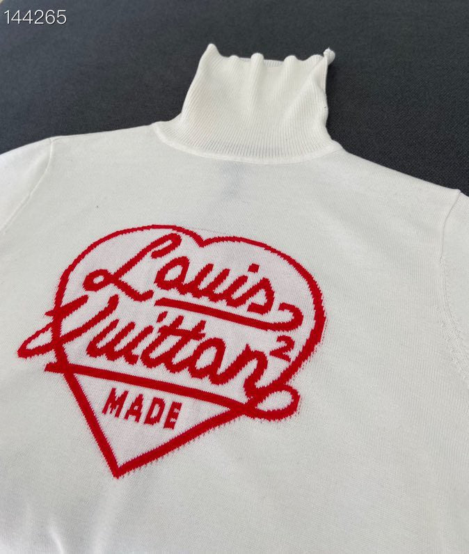 Front view of Louis Vuitton luxury clothing with everyday silhouette